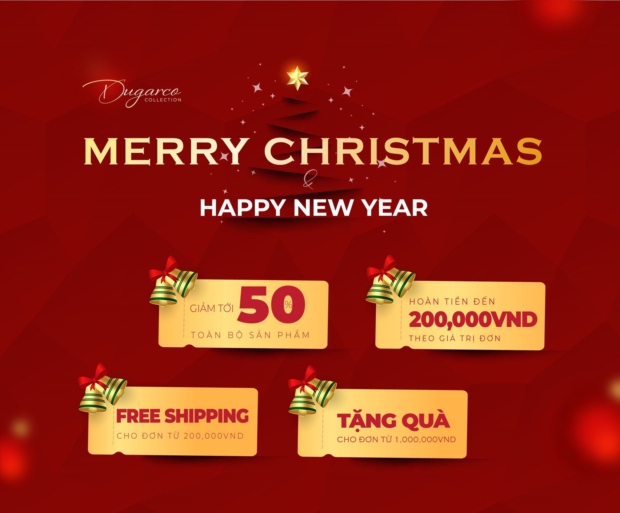 ĐÓN GIÁNG SINH, RINH DEALS HỜI TỪ DUGARCO COLLECTION